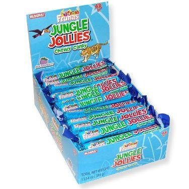 Amazon.com : Jungle Jollies - Blue Raspberry, 48 count display box